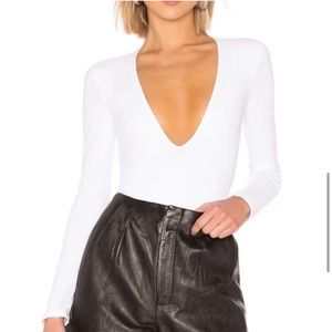 ALIX NYC White Irving Bodysuit